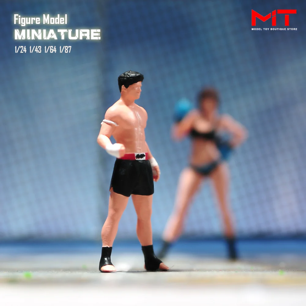 Miniatures Figures 1/87 1/64 1/43 1/24 Boxer Male Female Resin Figurine Model Creative Sand Table Scene Dolls Props For Cars Toy
Miniatures Figures 1/87 1/64 1/43 1/24 Boxer Male Female Resin Figurine Model Creative Sand Table Scene Dolls Props For Cars Toy
