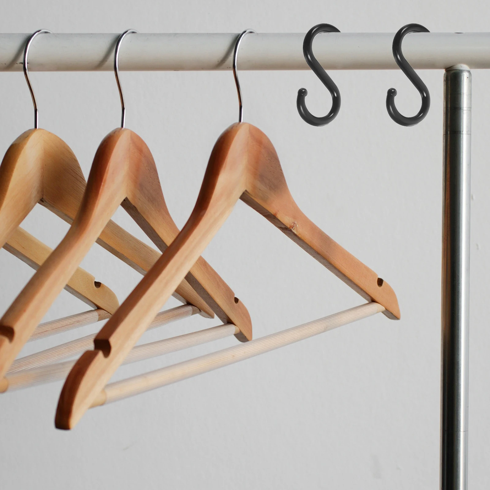 100pcs S Shape Hooks Plastic Hanger For Clothes Hats Bags Wardrobe Organizer Kitchen Bathroom Storage Hanging Tool S Hooks
100pcs S Shape Hooks Plastic Hanger For Clothes Hats Bags Wardrobe Organizer Kitchen Bathroom Storage Hanging Tool S Hooks