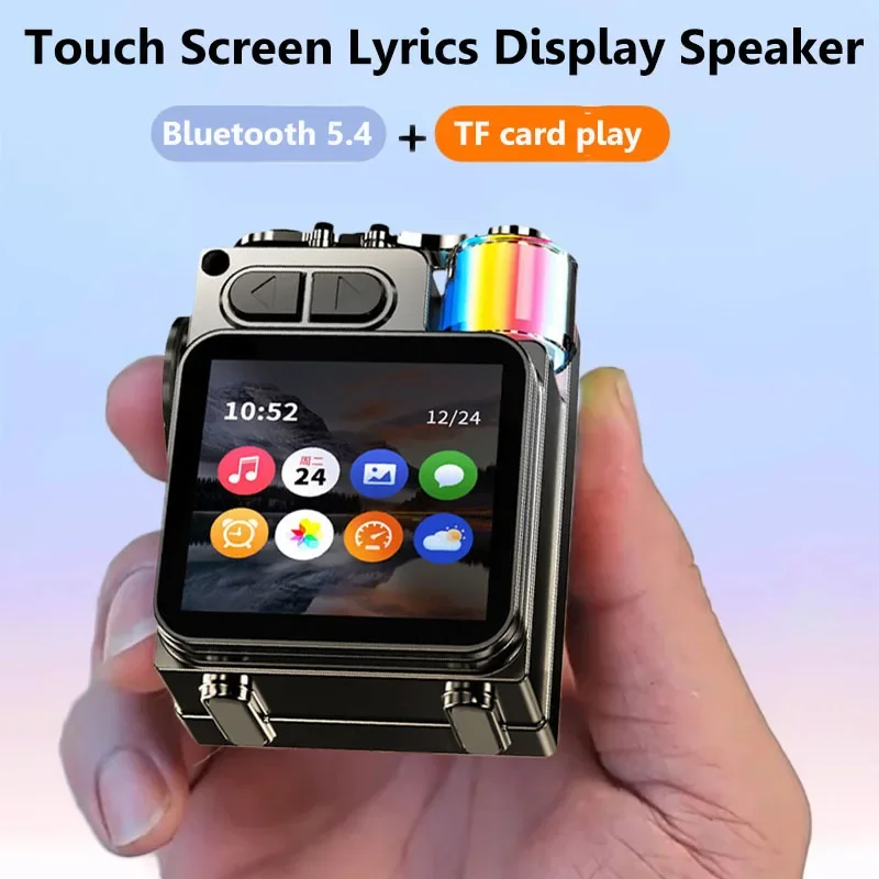 Smart Touch Screen Bluetooth Speaker Mini Portable Audio Player Wireless Handsfree Call MP3 Music Box Support TF Play APP Contro
Smart Touch Screen Bluetooth Speaker Mini Portable Audio Player Wireless Handsfree Call MP3 Music Box Support TF Play APP Contro