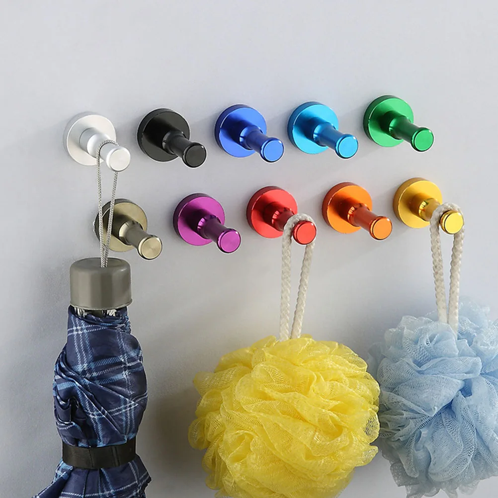 Aluminum Hooks Space Single Bathroom Bedroom Coat Hanger Clothes Round Wall Mount Rust Resistance Durability Home Storage
Aluminum Hooks Space Single Bathroom Bedroom Coat Hanger Clothes Round Wall Mount Rust Resistance Durability Home Storage