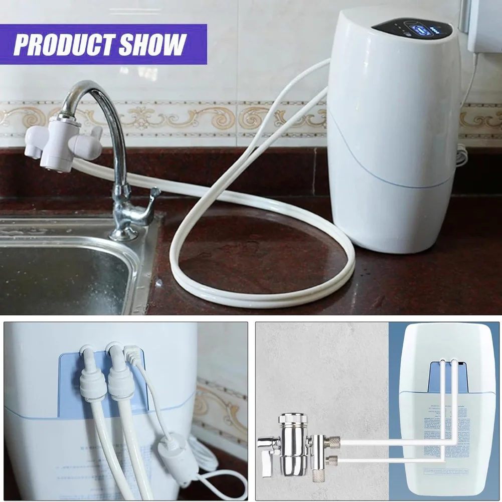 White 1.5 Meter PE Double Pipe Water Hose Inlet Drain Connector Set For ESpring Water Purifier Installation Home Improvement
White 1.5 Meter PE Double Pipe Water Hose Inlet Drain Connector Set For ESpring Water Purifier Installation Home Improvement