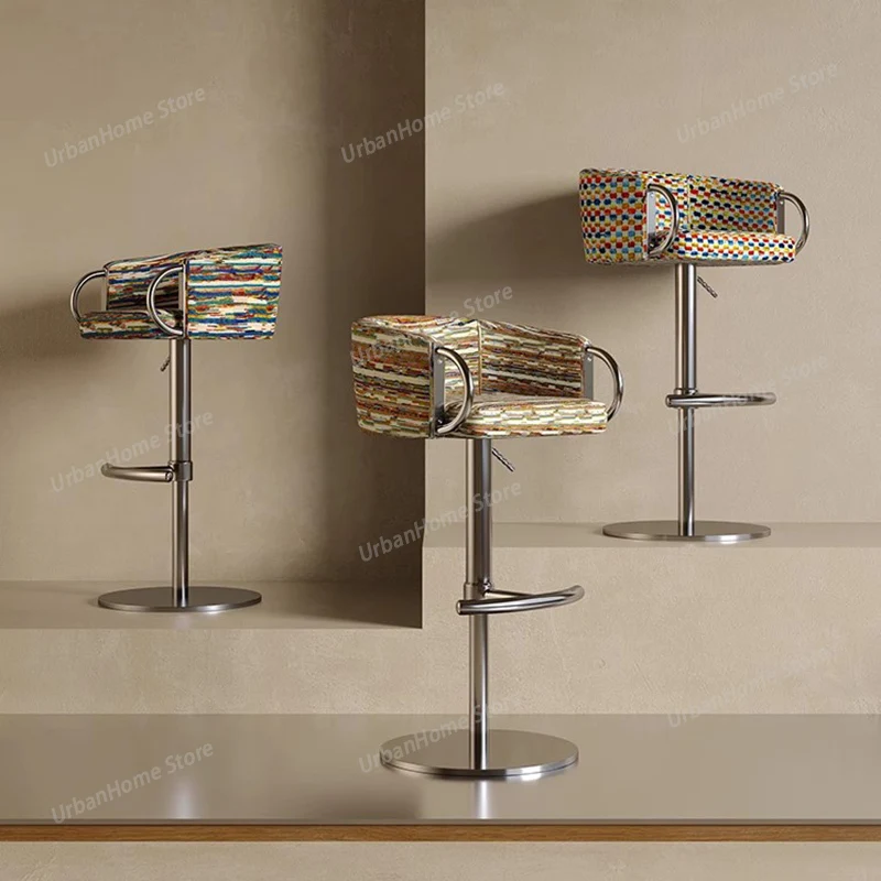 Luxury Minimalist Bar Stools Aesthetic Relaxing Modern Design Bar Chairs Nordic Restaurant With Back Taburete Alto Bar Furniture
Luxury Minimalist Bar Stools Aesthetic Relaxing Modern Design Bar Chairs Nordic Restaurant With Back Taburete Alto Bar Furniture