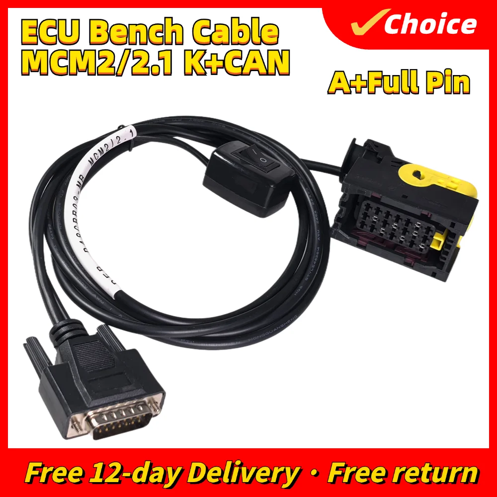 MCM2/2.1 Newest K+CAN ECU Bench Cable For Mercedes-Benz Truck & For Claas Tractor for MB ECU & Diagnostic Tool Adapter Cable
MCM2/2.1 Newest K+CAN ECU Bench Cable For Mercedes-Benz Truck & For Claas Tractor for MB ECU & Diagnostic Tool Adapter Cable