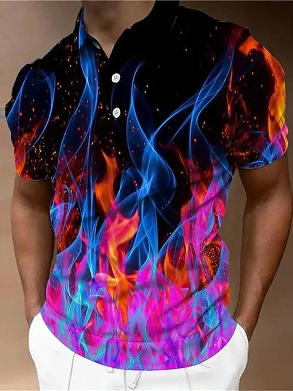 3D Printed Casual Short Sleeve Men's Shirt Fashion Urban Polyester Fiber Loose Fit Printed Design Youth Summer Shirt
3D Printed Casual Short Sleeve Men's Shirt Fashion Urban Polyester Fiber Loose Fit Printed Design Youth Summer Shirt