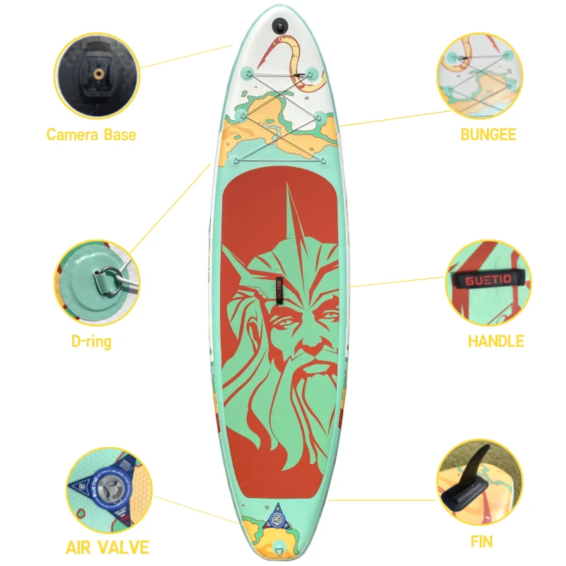 High Quality Unisex Stand-Up Paddleboarding SUP Board Inflatable Paddleboard With Izable For Confined Water Sports
High Quality Unisex Stand-Up Paddleboarding SUP Board Inflatable Paddleboard With Izable For Confined Water Sports
