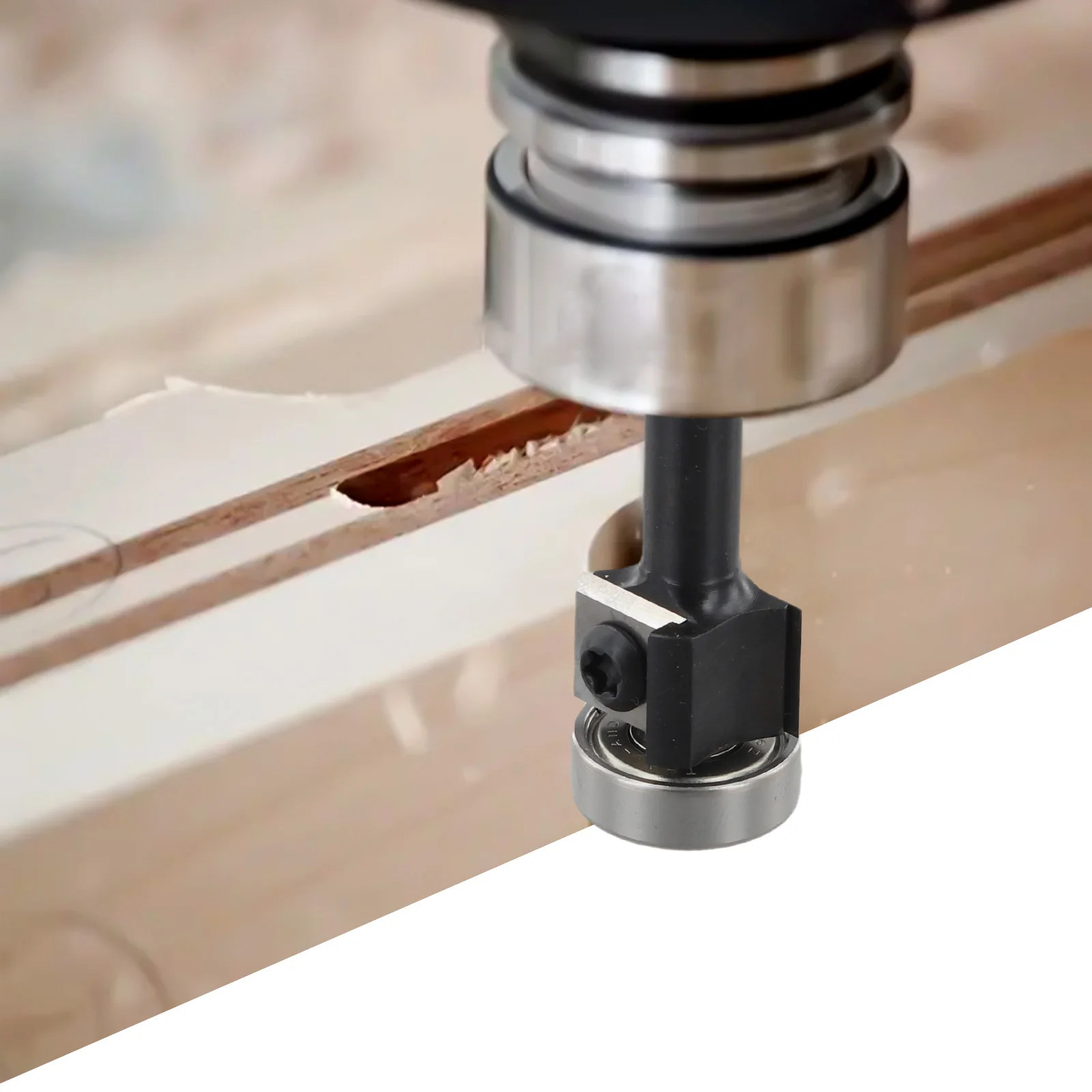 Solid Hardened Steel Router Bit Carbide Insert 8x22x30x77mm Woodworking Bit Acrylic, MDF, PVC Anti Kickback Design
Solid Hardened Steel Router Bit Carbide Insert 8x22x30x77mm Woodworking Bit Acrylic, MDF, PVC Anti Kickback Design