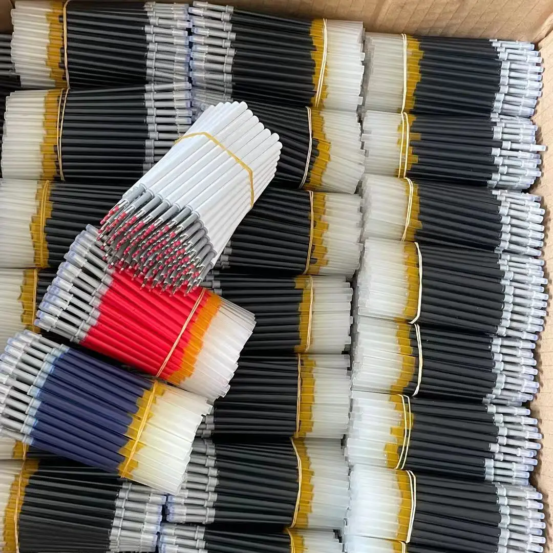100/50pcs Retractable Neutral Refill Core Replacement Large Capacity Black Red Blue Durable Writing Office Learning Supplies
100/50pcs Retractable Neutral Refill Core Replacement Large Capacity Black Red Blue Durable Writing Office Learning Supplies