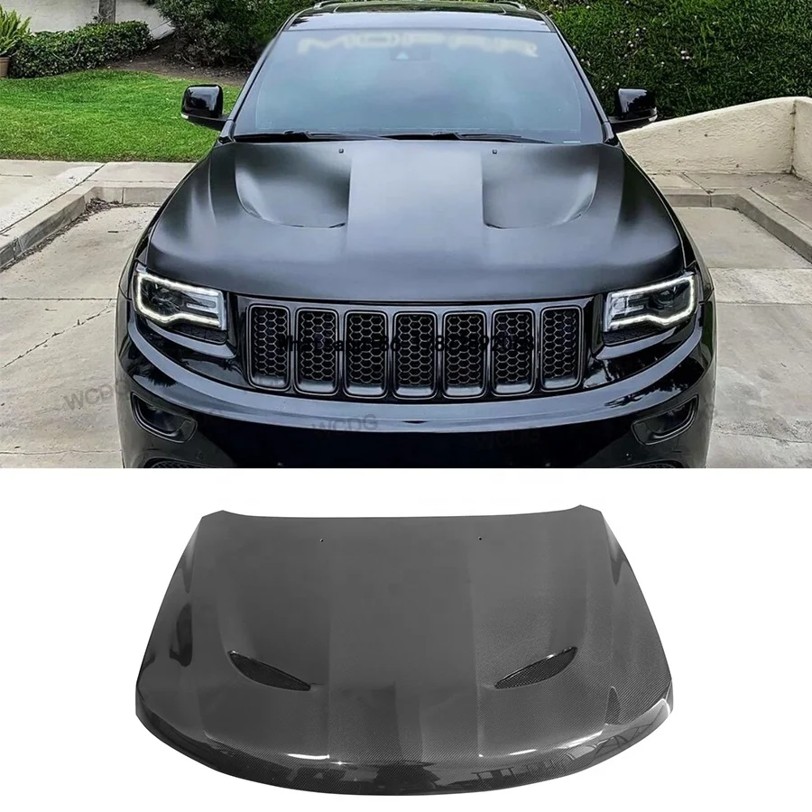 For 2011-2023 Grand Cherokee Modified High Quality Carbon Fiber Hood Engine Hood Air Vented Cover Car Body Kit
For 2011-2023 Grand Cherokee Modified High Quality Carbon Fiber Hood Engine Hood Air Vented Cover Car Body Kit
