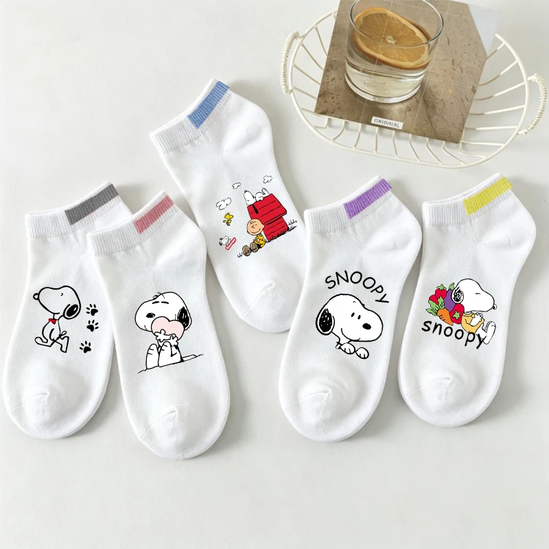 5pcs Snoopys Short Socks Women Men Breathable Cartoon Sock Cute Fashion Sock Combed Hip Hop Harajuku Female Socks Birthday Gift
5pcs Snoopys Short Socks Women Men Breathable Cartoon Sock Cute Fashion Sock Combed Hip Hop Harajuku Female Socks Birthday Gift