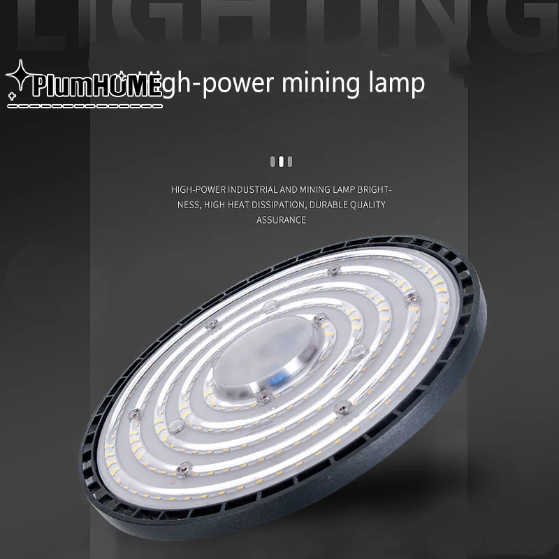 1PCS 100/150/200W 3500/6500K UFO LED High Bay Lights Waterproof Commercial Industrial Market Warehouse Garage Workshop Lamps
1PCS 100/150/200W 3500/6500K UFO LED High Bay Lights Waterproof Commercial Industrial Market Warehouse Garage Workshop Lamps