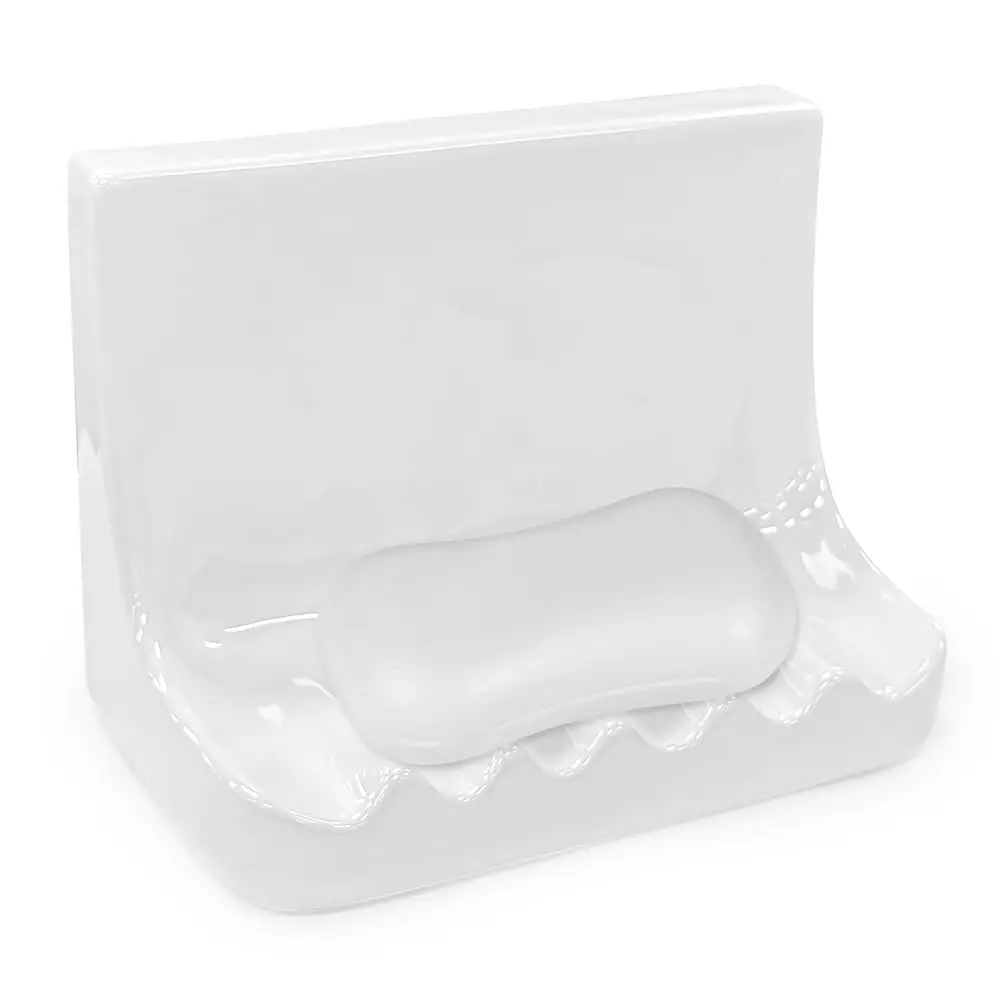 White Retro Ceramic Bathroom Soap Holder, Mid Century Ceramic Soap Stand, Soap Holder Shower Tray for Home Bathtubs, Bathroom
White Retro Ceramic Bathroom Soap Holder, Mid Century Ceramic Soap Stand, Soap Holder Shower Tray for Home Bathtubs, Bathroom