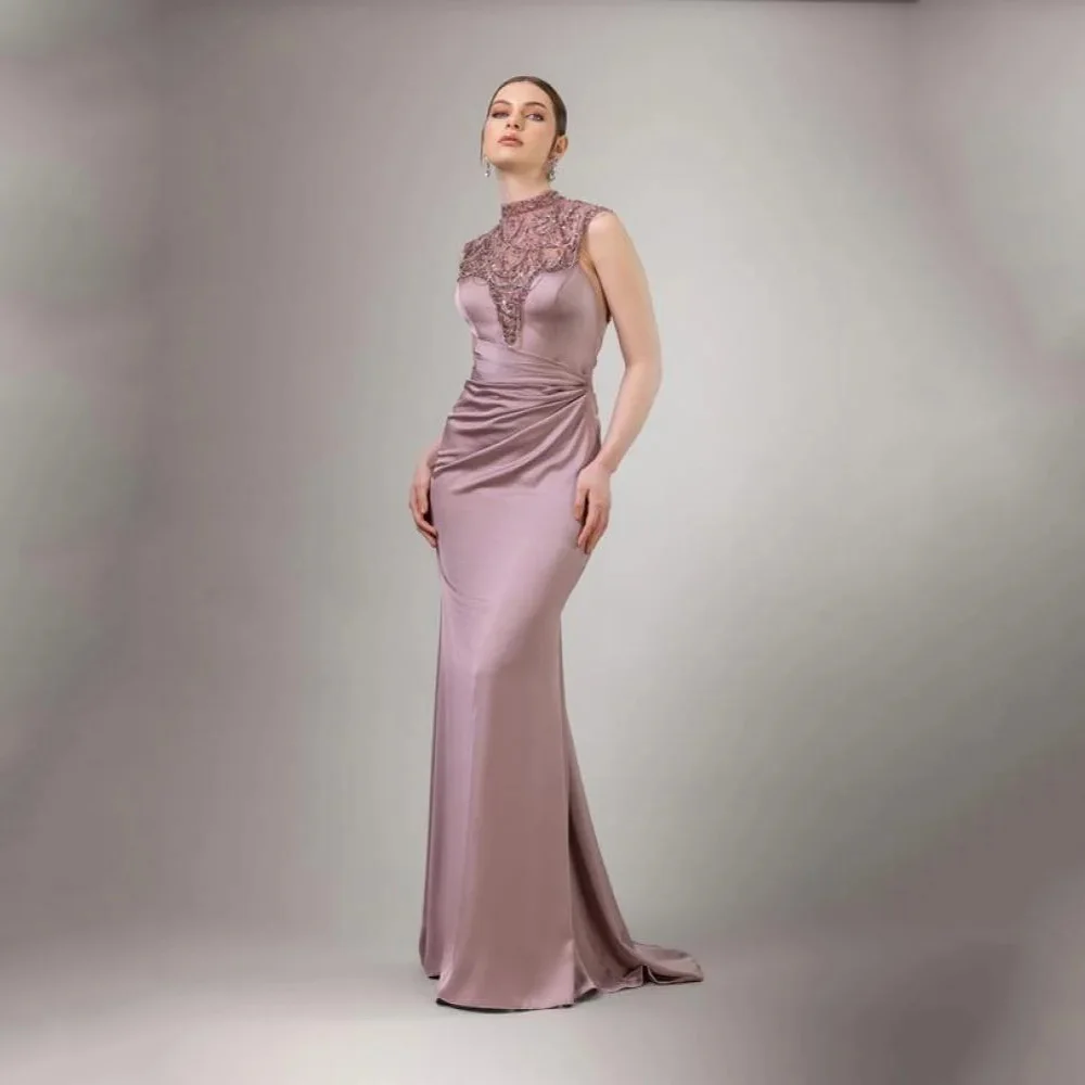 DRESS FORU Gorgeous Evening Dress Taffeta for Floor-Length Sleeveless Backless Prom Dress Mermaid Vestidos De Fiesta Customized
DRESS FORU Gorgeous Evening Dress Taffeta for Floor-Length Sleeveless Backless Prom Dress Mermaid Vestidos De Fiesta Customized