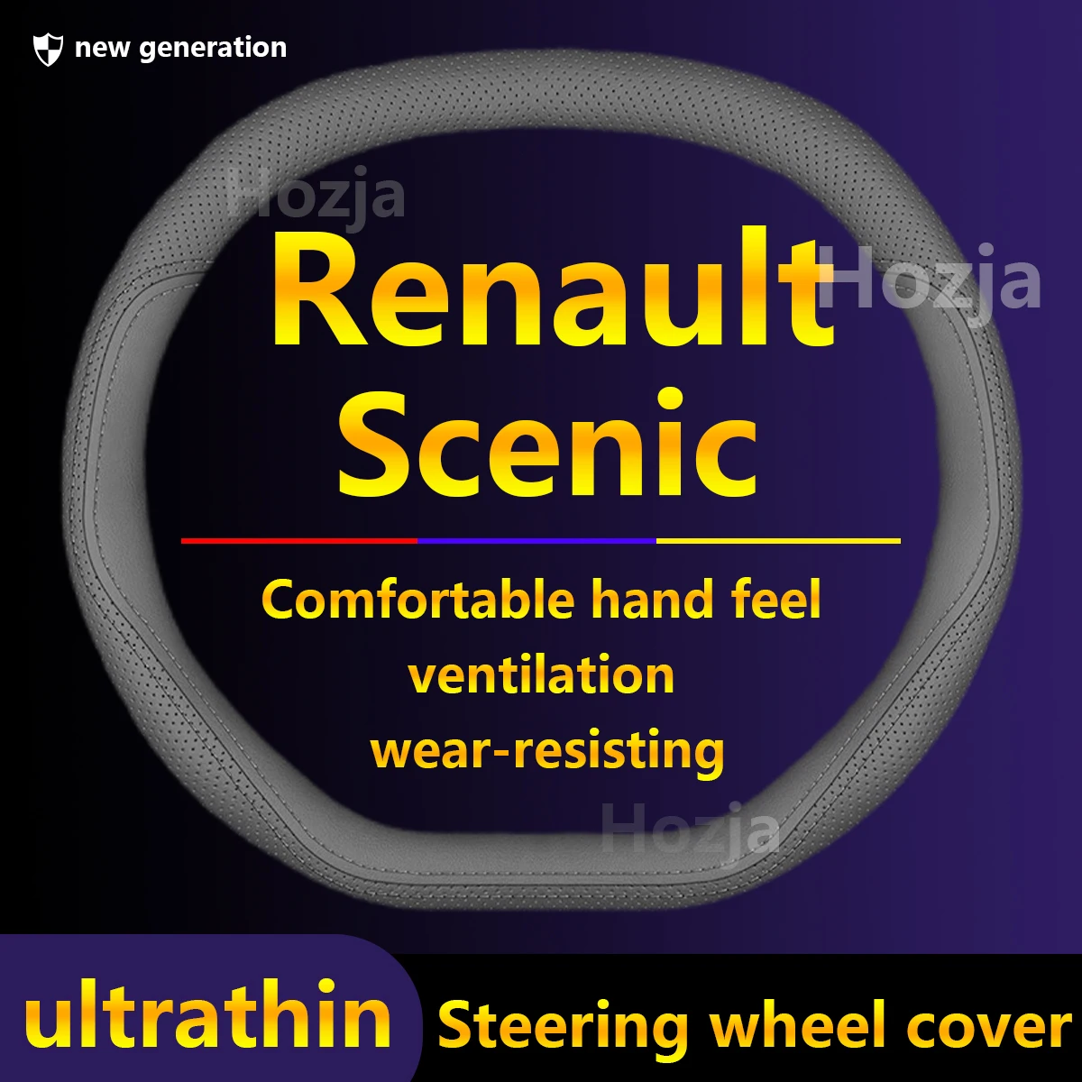 Leather Car Steering Wheel Cover For Renault Scenic 2022 2023 2024 High-end Auto Interior Trims Accessories
Leather Car Steering Wheel Cover For Renault Scenic 2022 2023 2024 High-end Auto Interior Trims Accessories