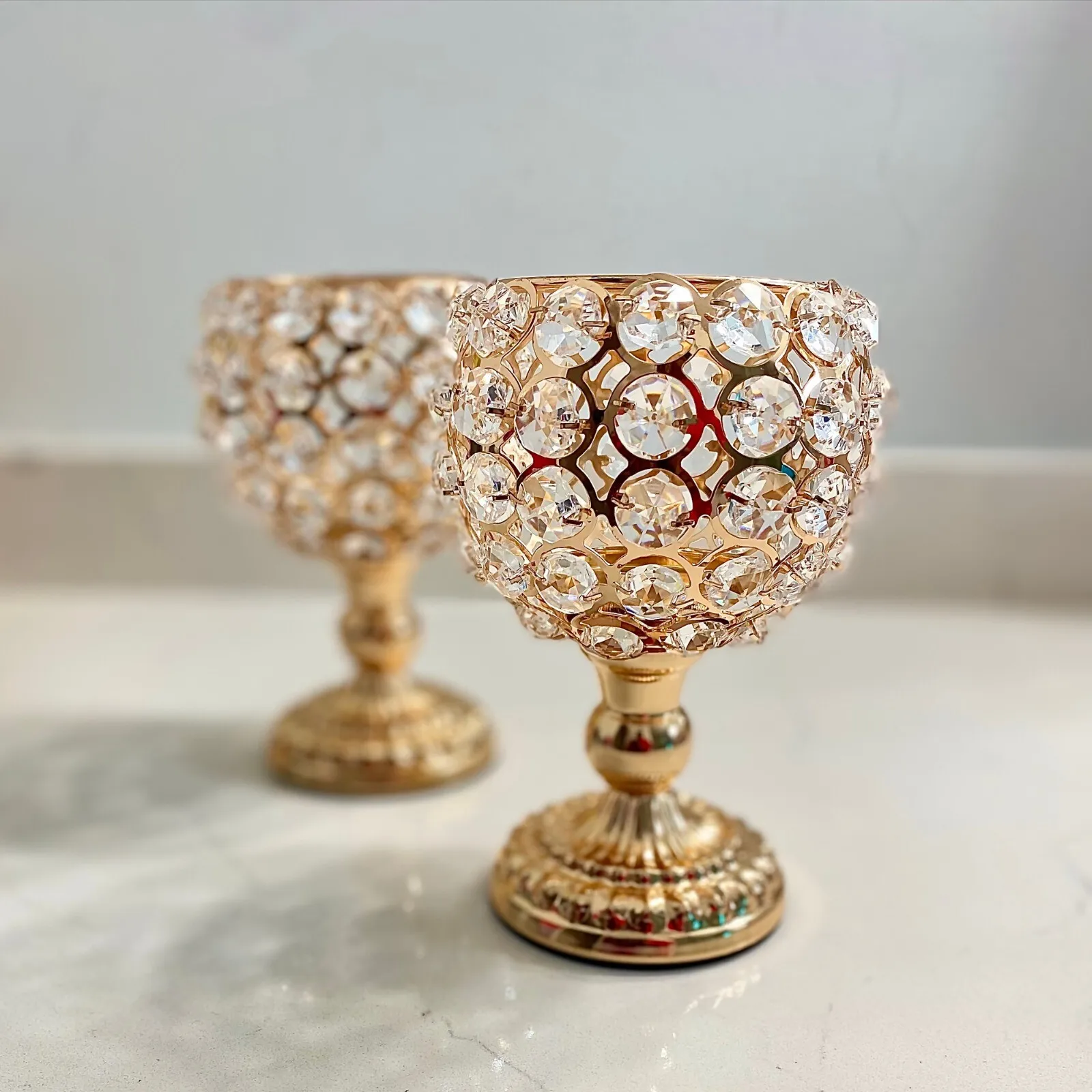 Candlestick2 pcs Short Crystal Gold Candle Holders for Pillar Candles Decorative Home Wedding Party Table Centerpiece Modern
Candlestick2 pcs Short Crystal Gold Candle Holders for Pillar Candles Decorative Home Wedding Party Table Centerpiece Modern
