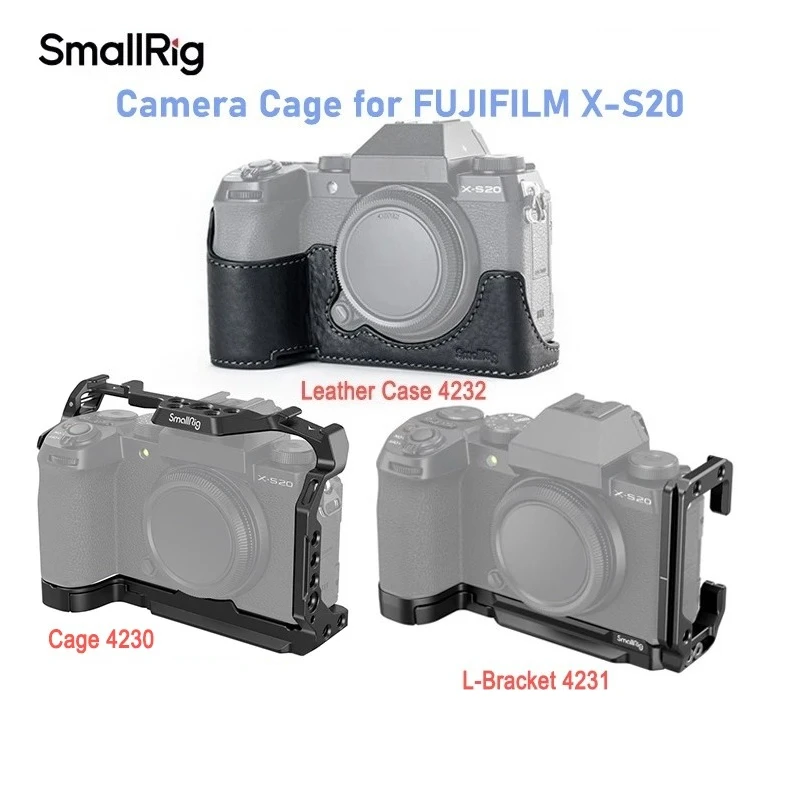 SmallRig Camera Cage for FUJIFILM X-S20 With Arca Swiss Quick-release Plate for Photography, Shooting, Video Creators
SmallRig Camera Cage for FUJIFILM X-S20 With Arca Swiss Quick-release Plate for Photography, Shooting, Video Creators