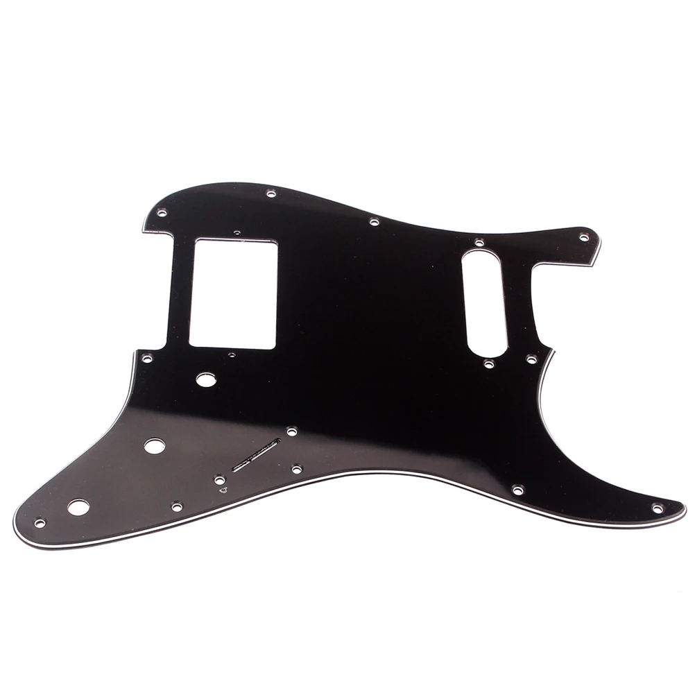 Black Pickguard 28.4x22.5x0.25cm PVC Anti-scratch Cover 11 Screw Holes SSS Style Single Coil Replacement Guitar Part
Black Pickguard 28.4x22.5x0.25cm PVC Anti-scratch Cover 11 Screw Holes SSS Style Single Coil Replacement Guitar Part