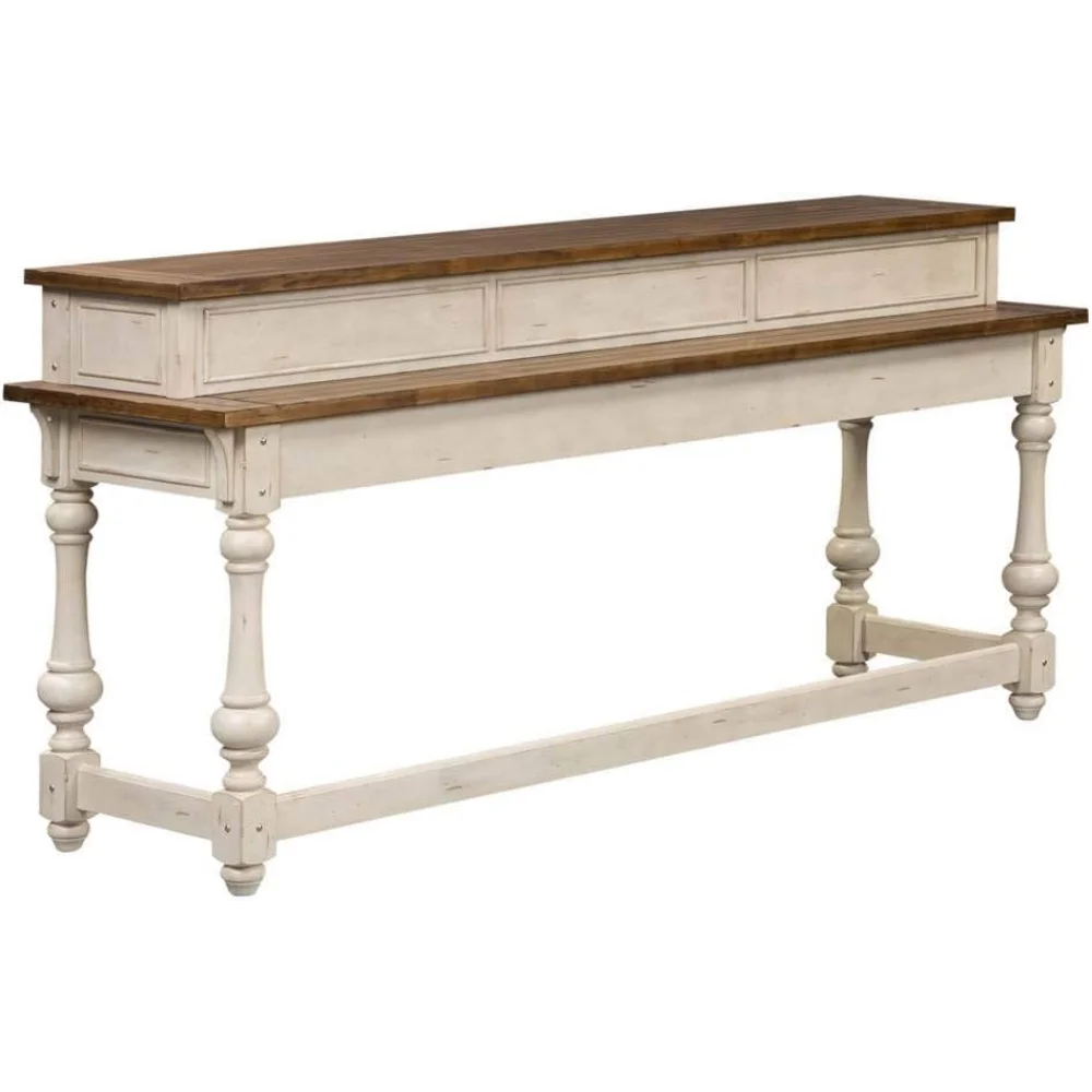 Industries Morgan Creek Console Bar Table, W77 x D21 x H36, White
Industries Morgan Creek Console Bar Table, W77 x D21 x H36, White