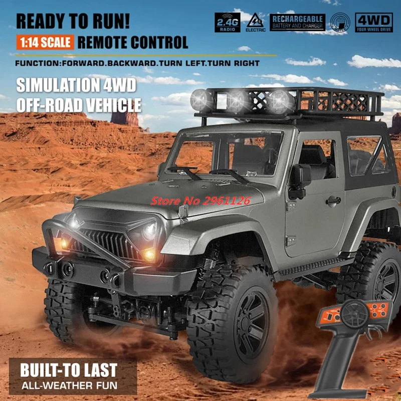 2.4G 1:14 F6 4WD RC Truck With Led Night Lights Buggy Off-Road Control Trucks Climbing Car Vehical Add Car Frame RC Racing Cars
2.4G 1:14 F6 4WD RC Truck With Led Night Lights Buggy Off-Road Control Trucks Climbing Car Vehical Add Car Frame RC Racing Cars