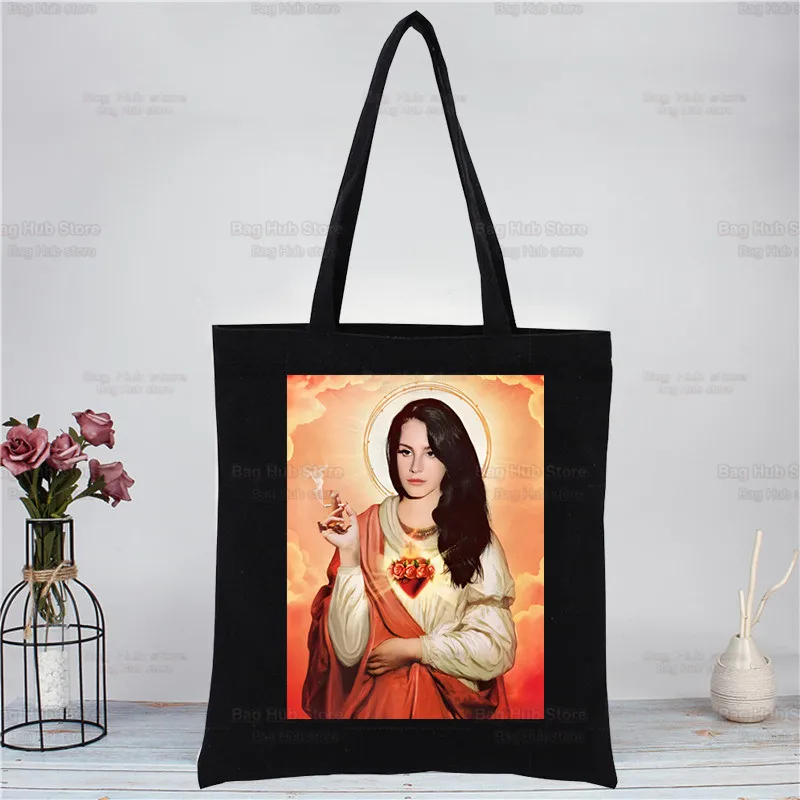 Lana Del Rey Ldr Shopping Bag Women Canvas Tote Bags Printing Eco Bag Cartoon Shopper Shoulder Bags
Lana Del Rey Ldr Shopping Bag Women Canvas Tote Bags Printing Eco Bag Cartoon Shopper Shoulder Bags