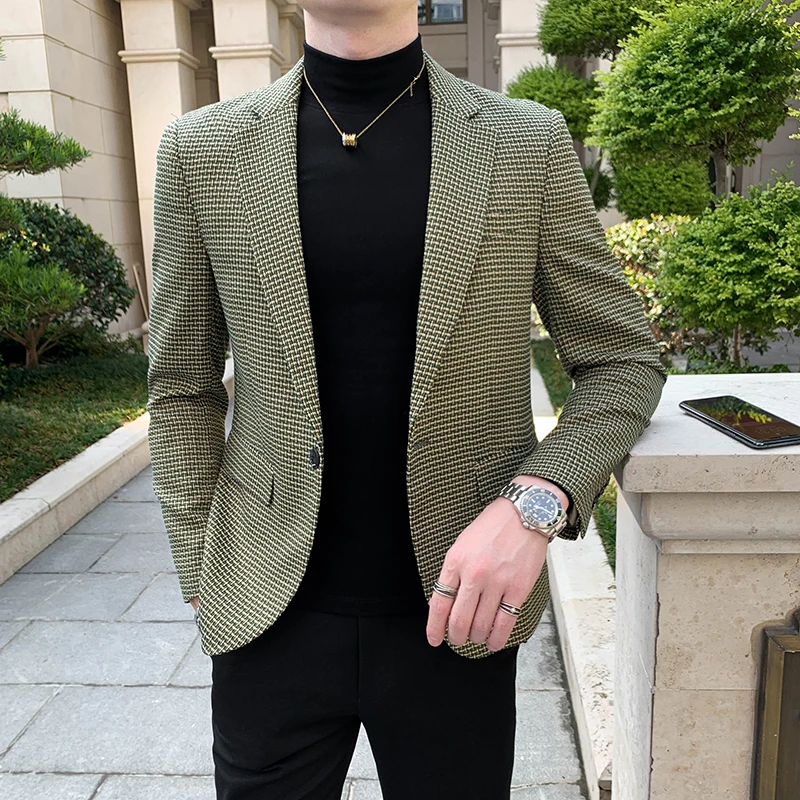 High Quality Business Autumn and Winter Fashion with Handsome Suit Single West Men Slim Casual Suit Men Blazer Slim Fit
High Quality Business Autumn and Winter Fashion with Handsome Suit Single West Men Slim Casual Suit Men Blazer Slim Fit