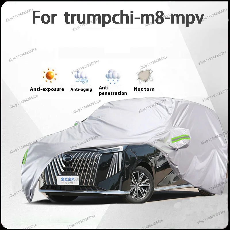 For Trumpchi M8 Fit Car Cover - Waterproof, Dustproof, Sunshade (UV), Snowproof | Silve Full Cover with All-Day Protection
For Trumpchi M8 Fit Car Cover - Waterproof, Dustproof, Sunshade (UV), Snowproof | Silve Full Cover with All-Day Protection