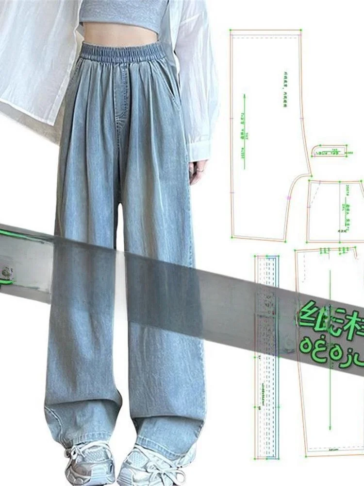 Casual Loose Straight Leg Wide Leg Pants Pattern for Short Women Fashionable All-Match DIY Sewing Paper Pattern
Casual Loose Straight Leg Wide Leg Pants Pattern for Short Women Fashionable All-Match DIY Sewing Paper Pattern