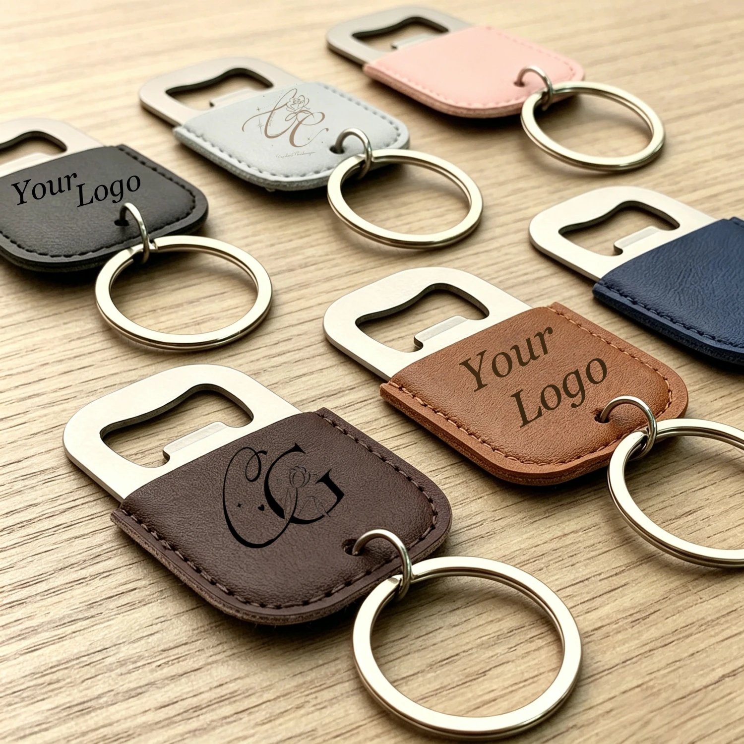 Customized Keyring Bottle Opener Wedding Key Chain Company Logo Fashion Black Stainless Steel leather Keychain Father's Gift
Customized Keyring Bottle Opener Wedding Key Chain Company Logo Fashion Black Stainless Steel leather Keychain Father's Gift