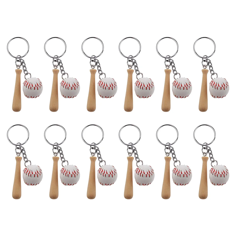 12 Pcs Baseball Key Chain Party Supplies Themed Decorative Keychain Hanging Wood Wooden Bat with Exquisite
12 Pcs Baseball Key Chain Party Supplies Themed Decorative Keychain Hanging Wood Wooden Bat with Exquisite
