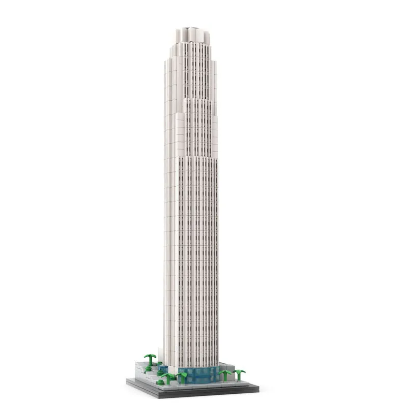 Строительные блоки США Bank Tower MOC-190102, знаменитая городская архитектура, масштаб 1:800, сборная модель, головоломка, детская игрушка, подарок на день рождения
Строительные блоки США Bank Tower MOC-190102, знаменитая городская архитектура, масштаб 1:800, сборная модель, головоломка, детская игрушка, подарок на день рождения