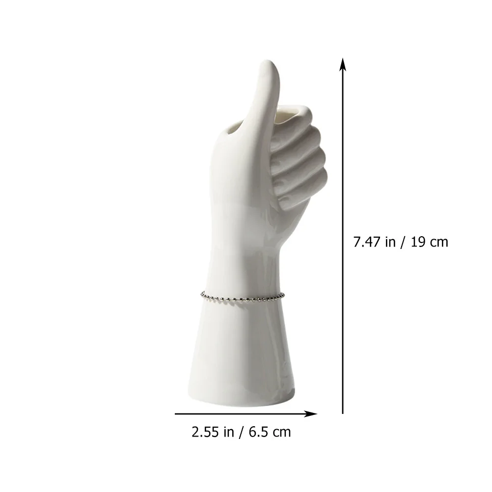 1Pcs Ceramic Abstract Art Vase Hand Shape Flower Pot White Modern Porcelain Home Decor Minimalist Desktop Ornament
1Pcs Ceramic Abstract Art Vase Hand Shape Flower Pot White Modern Porcelain Home Decor Minimalist Desktop Ornament