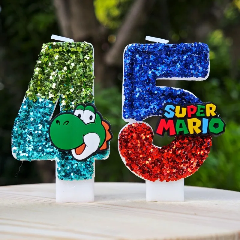Super Mario Number Candles 0-9 - Birthday Cake Decoration, Party Supplies, Kids Gift (Perfect for Cake Decorating)
Super Mario Number Candles 0-9 - Birthday Cake Decoration, Party Supplies, Kids Gift (Perfect for Cake Decorating)