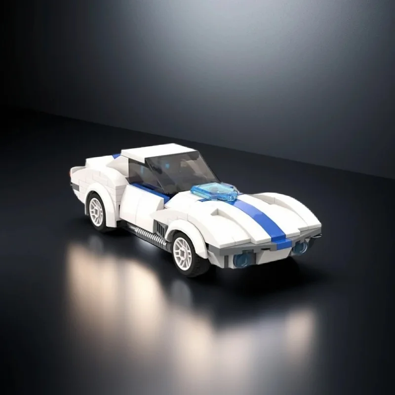 199PCS MOC City Champions Super Car 1960S Corvette Singray 7 Studs Wide Model Technology DIY Assembly Building Blocks Gift Home
199PCS MOC City Champions Super Car 1960S Corvette Singray 7 Studs Wide Model Technology DIY Assembly Building Blocks Gift Home
