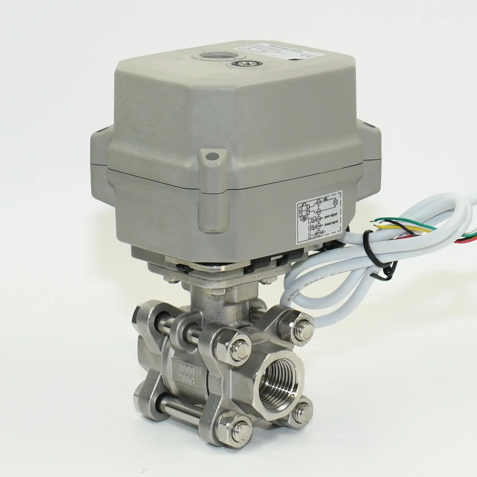 Tonheflow DN15 DC12v DC24v CR501 3 Pcs Pieces High Pressure Motorized Valve Controller Electric Water Valve
Tonheflow DN15 DC12v DC24v CR501 3 Pcs Pieces High Pressure Motorized Valve Controller Electric Water Valve