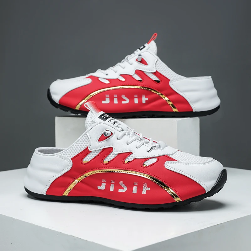 Half-Slip Sneakers for Men, Slip-On Lazy Shoes, Breathable Backless Casual Shoes, Backless Slip-On Design for Easy Putting on and Taking Off; Breathable Mesh Upper, Refreshing and Not Stuffy on the Feet
Half-Slip Sneakers for Men, Slip-On Lazy Shoes, Breathable Backless Casual Shoes, Backless Slip-On Design for Easy Putting on and Taking Off; Breathable Mesh Upper, Refreshing and Not Stuffy on the Feet