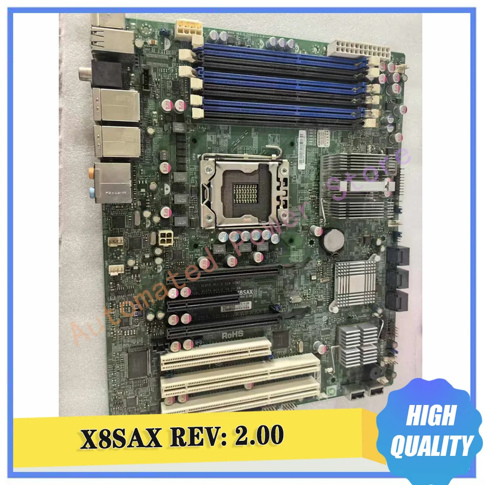 X8SAX REV2.00 Server Motherboard Single Channel X58 Works Perfectly
X8SAX REV2.00 Server Motherboard Single Channel X58 Works Perfectly