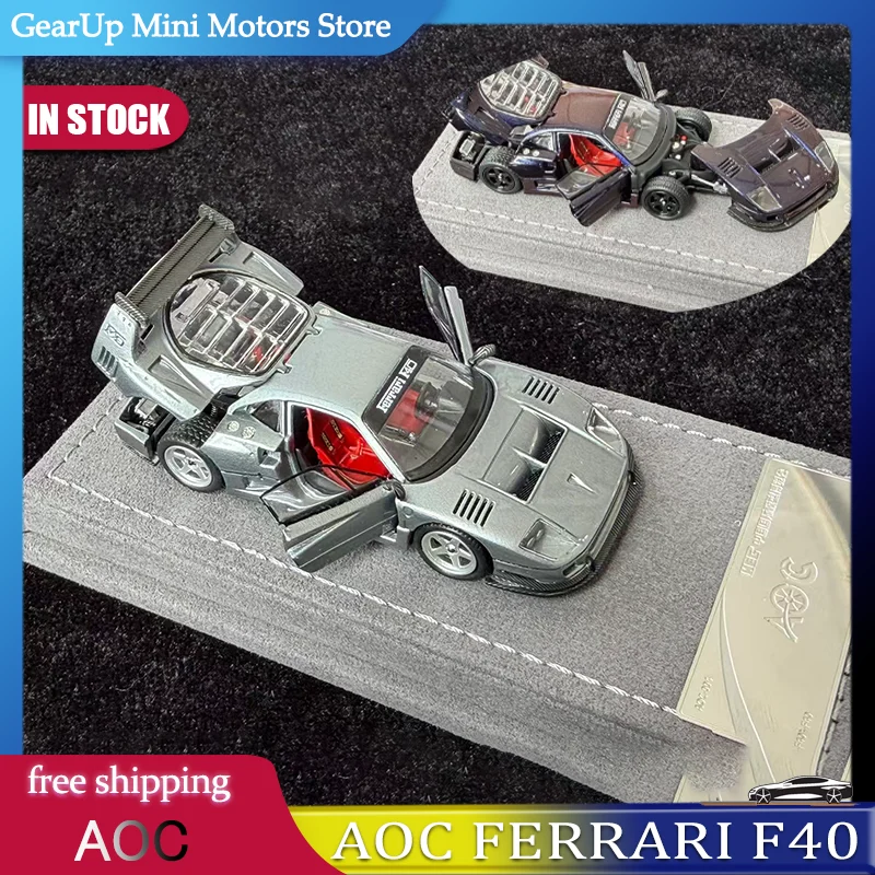 New In Stock Aoc 1:64 Ferrari F40 Argento Metallic Nissan Gtr 35 Rr Alloy Miniature Diecast Model Edition F40 Toys Kids Gift
New In Stock Aoc 1:64 Ferrari F40 Argento Metallic Nissan Gtr 35 Rr Alloy Miniature Diecast Model Edition F40 Toys Kids Gift