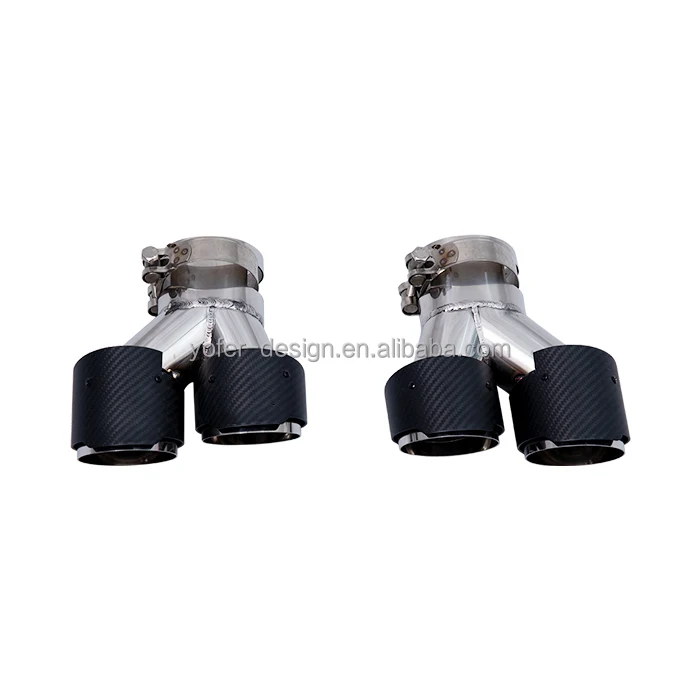 YOFER G20G28 stainless steel carbon fiber exhaust tailpipe throat section accessories for BMW3
YOFER G20G28 stainless steel carbon fiber exhaust tailpipe throat section accessories for BMW3