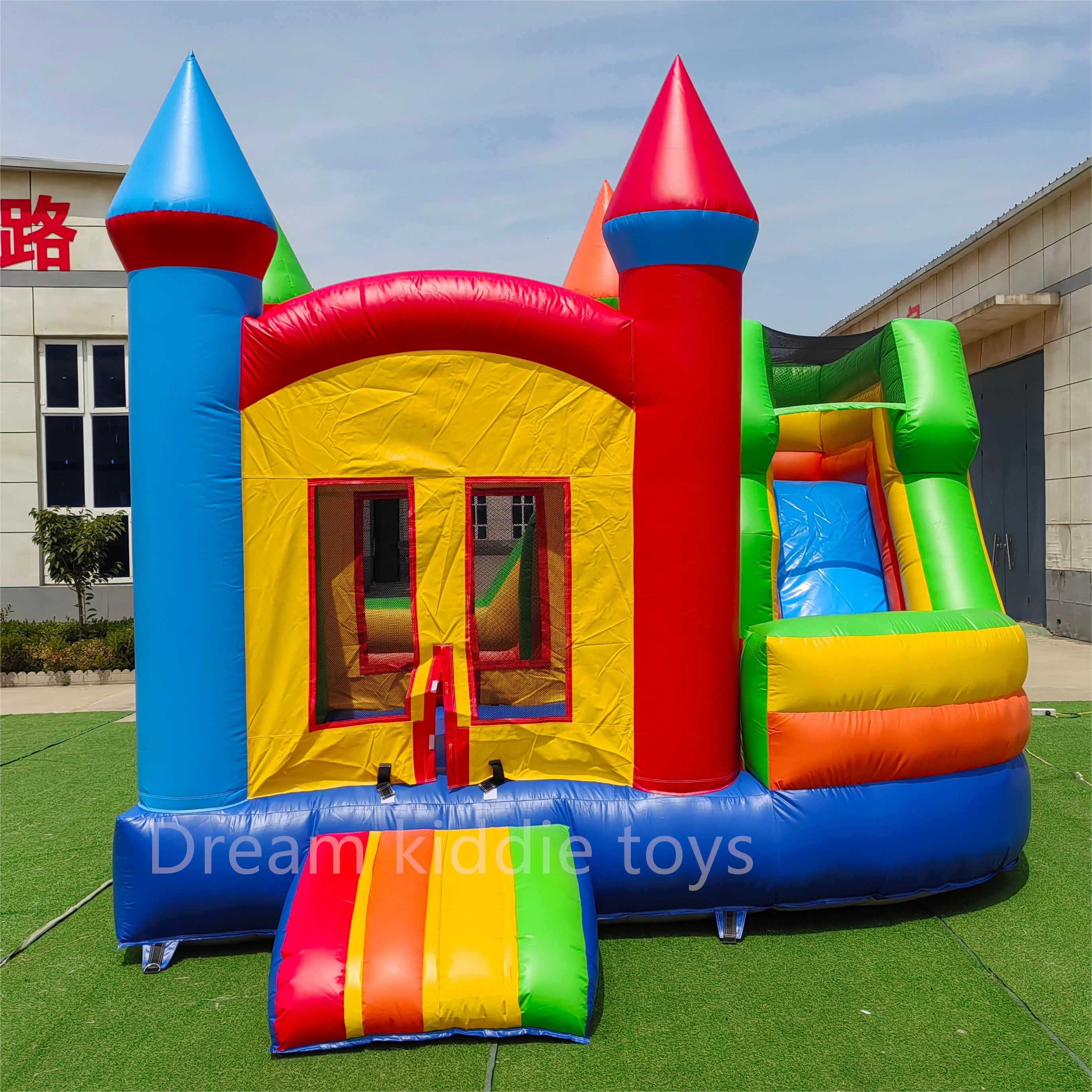 High Quality Amusement Equipment Inflatable Castle with Slide Inflatable Jumping Castle for Kids
High Quality Amusement Equipment Inflatable Castle with Slide Inflatable Jumping Castle for Kids