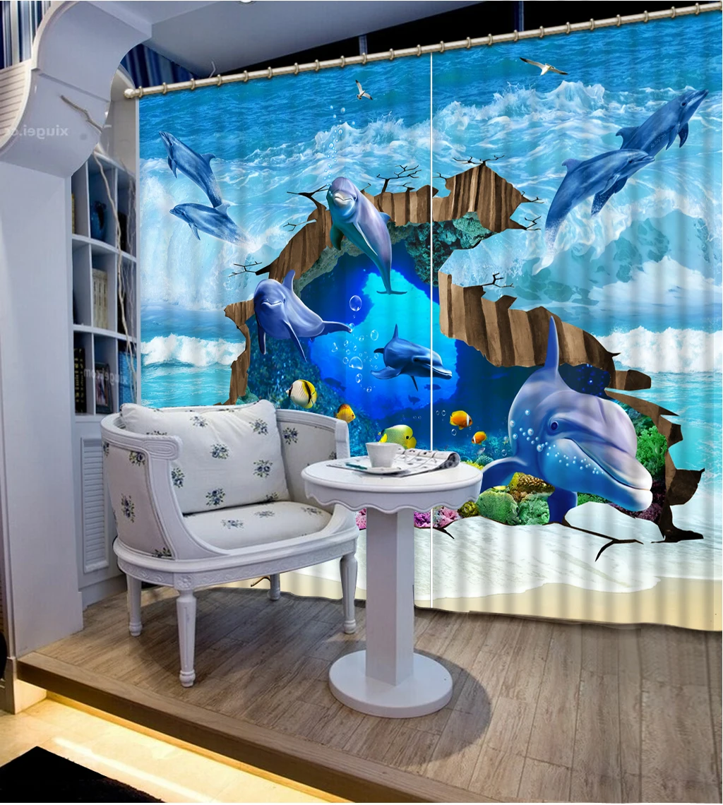 3D Printed Shower Curtain Waterproof blue ocean 3D Printing Modern Fashion Home Decor
3D Printed Shower Curtain Waterproof blue ocean 3D Printing Modern Fashion Home Decor