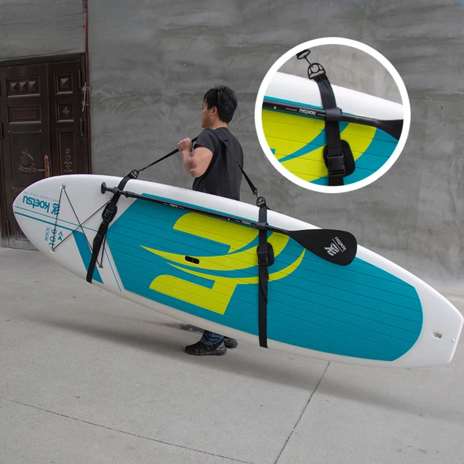 adjustable paddle board shoulder strap-comfortable surfboard carrying belt-idea transport accessory
adjustable paddle board shoulder strap-comfortable surfboard carrying belt-idea transport accessory