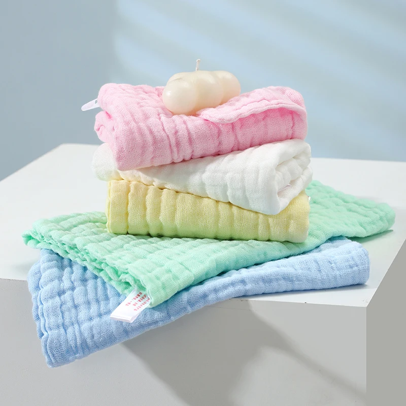 5 pieces of baby solid color six layers of pure cotton gauze saliva towel absorbent fast pop color gauze towel suitable for home
5 pieces of baby solid color six layers of pure cotton gauze saliva towel absorbent fast pop color gauze towel suitable for home