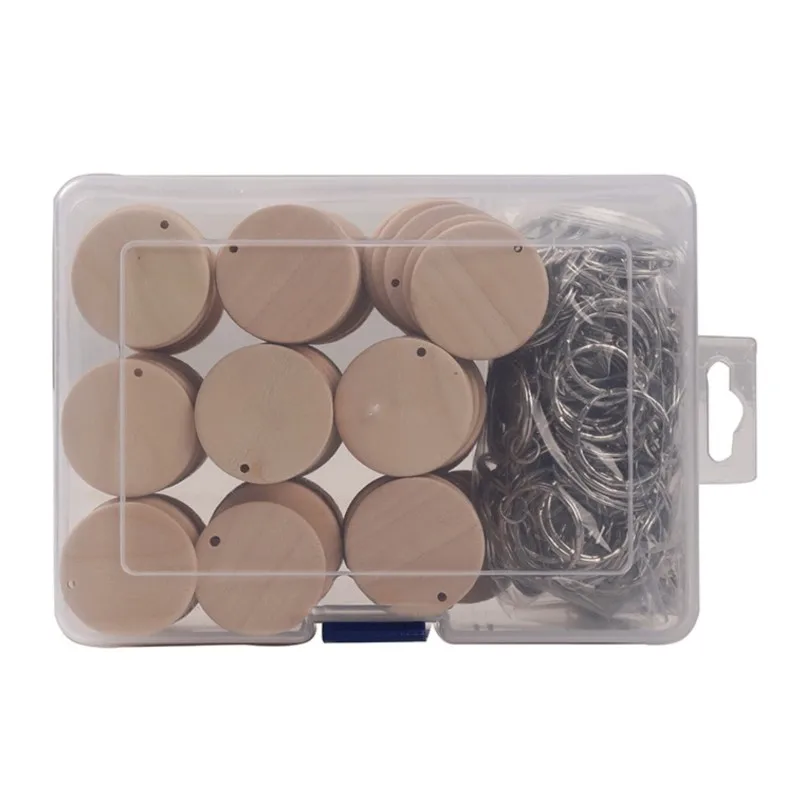 100Pcs Round Wooden Discs with Keychain Wood Tags with Hole Reminder Record Calendar Wood Chips DIY Crafts
100Pcs Round Wooden Discs with Keychain Wood Tags with Hole Reminder Record Calendar Wood Chips DIY Crafts