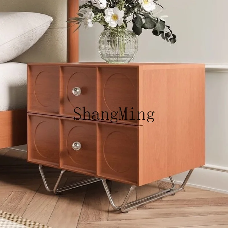 CL Pure Solid Wood Bedside Table Bedroom Home Simple Side Cabinet Vintage Storage Sofa Organizer Small Apartment Storage Cabinet
CL Pure Solid Wood Bedside Table Bedroom Home Simple Side Cabinet Vintage Storage Sofa Organizer Small Apartment Storage Cabinet