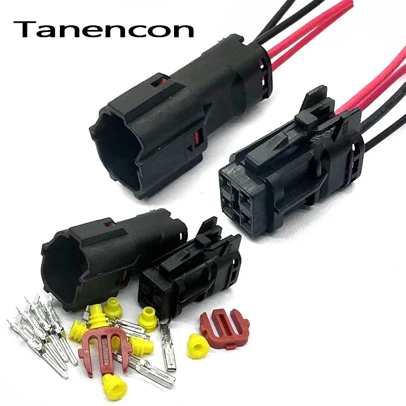 1 Set 4 Pin Sealed Male Female Plug Waterproof Auto Electronic Fuel Pump Connectors Light Lamp Socket MG640333 MG610331
1 Set 4 Pin Sealed Male Female Plug Waterproof Auto Electronic Fuel Pump Connectors Light Lamp Socket MG640333 MG610331