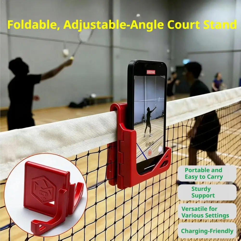 Portable Fence Phone Mount Holder Foldable Tennis Badminton Net Mount Clamp Sports Practice Recording Live Streaming Phone Stand
Portable Fence Phone Mount Holder Foldable Tennis Badminton Net Mount Clamp Sports Practice Recording Live Streaming Phone Stand