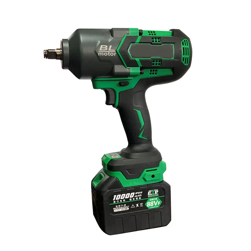 Lithium Cordless Brushless Wrench Impact Screwdriver Machine with 1300N.M 21V 45A with 2pcs 5000mah Battery
Lithium Cordless Brushless Wrench Impact Screwdriver Machine with 1300N.M 21V 45A with 2pcs 5000mah Battery