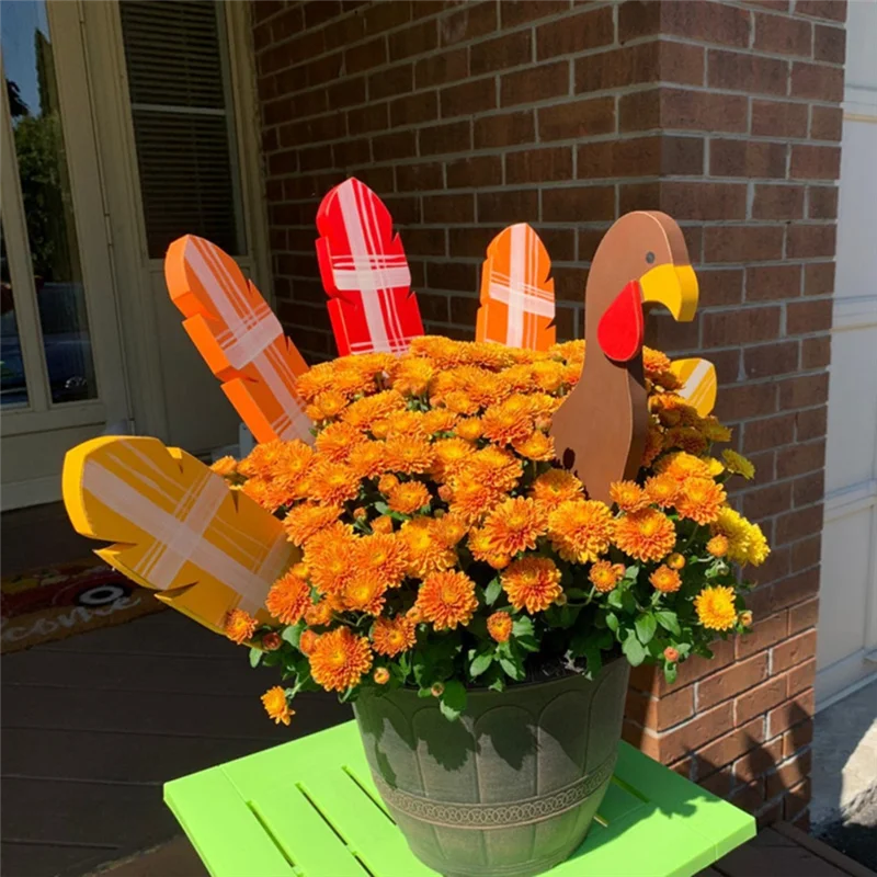 Funny Wooden Turkey Sticks Flowerpot Fire Chicken Artcraft Planter Container Ornament Outdoor Garden Farm Yard
Funny Wooden Turkey Sticks Flowerpot Fire Chicken Artcraft Planter Container Ornament Outdoor Garden Farm Yard