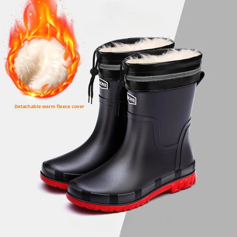 2025 Winter Warm Men Rain Shoes Waterproof Drawstring Rain Shoes Midsole Outdoor Fashionable Men Boots Anti Slip Fishing Shoes
2025 Winter Warm Men Rain Shoes Waterproof Drawstring Rain Shoes Midsole Outdoor Fashionable Men Boots Anti Slip Fishing Shoes