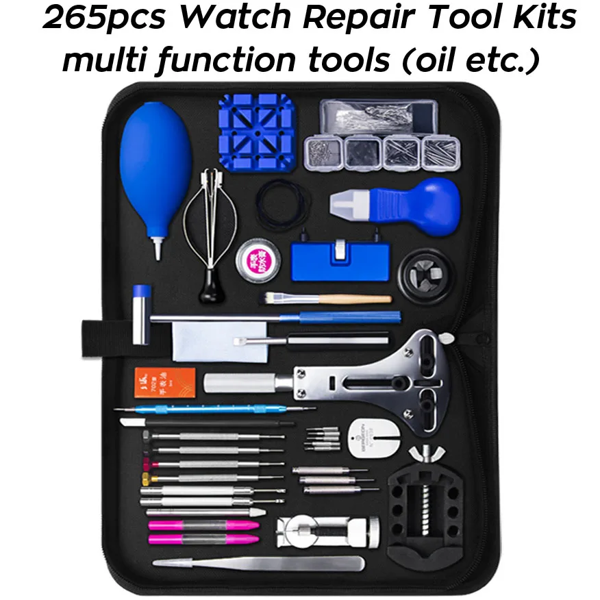 265 шт., набор инструментов для ремонта открывалки для часов, нож для часов, отвертка, штифт, молоток, набор пинцетов, аксессуары для часового ремешка
265 шт., набор инструментов для ремонта открывалки для часов, нож для часов, отвертка, штифт, молоток, набор пинцетов, аксессуары для часового ремешка