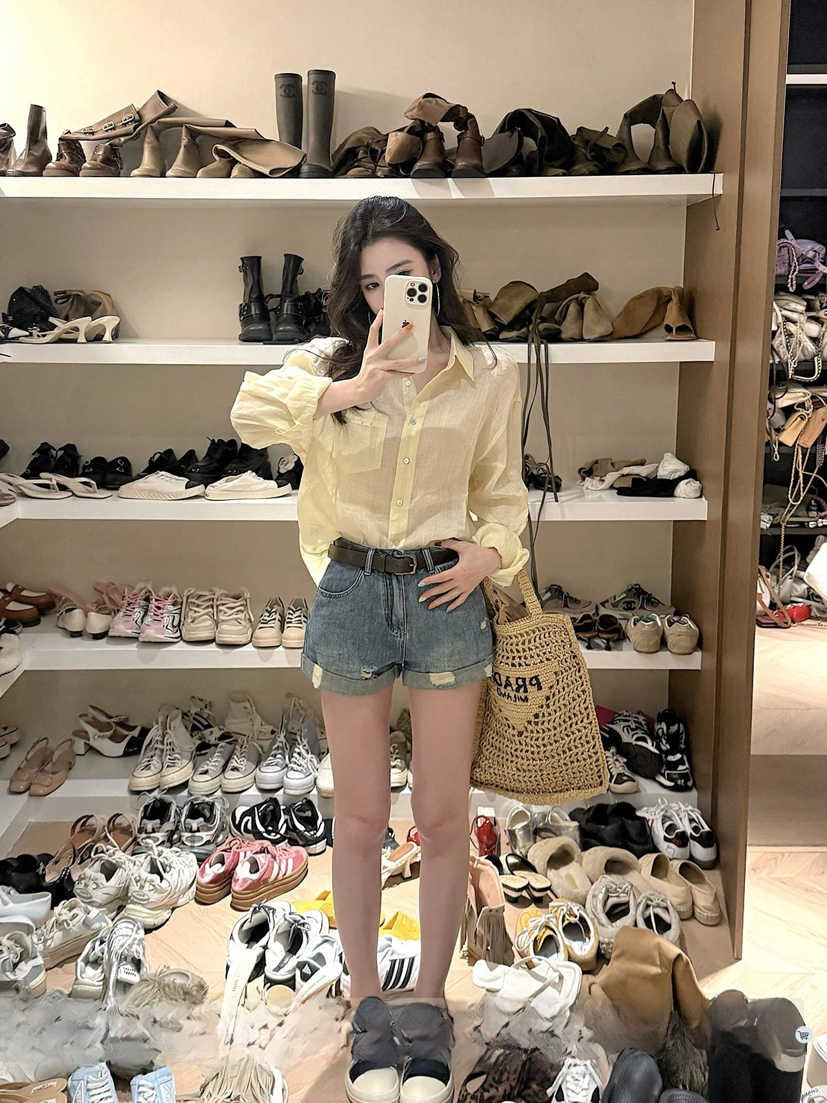 High Waist Vintage Distressed Denim Shorts Women's Slimming Summer New Style Qiu Rou Yao American Retro Straight Leg Jeans
High Waist Vintage Distressed Denim Shorts Women's Slimming Summer New Style Qiu Rou Yao American Retro Straight Leg Jeans
